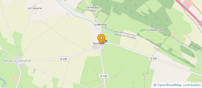 localisation de l'entreprise MONSIEUR CHRISTOPHE QUENIEZ à NEUVY-AU-HOULME