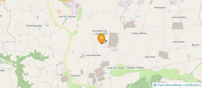 localisation de l'entreprise MONSIEUR CHRISTOPHE QUERE à CLEDER