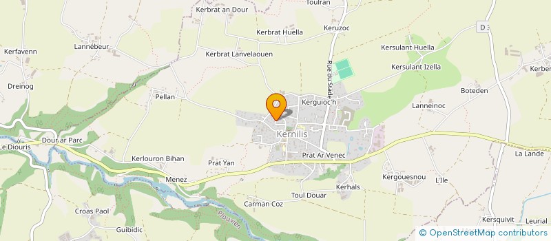 localisation de l'entreprise MONSIEUR CHRISTOPHE QUERE  KERNILIS