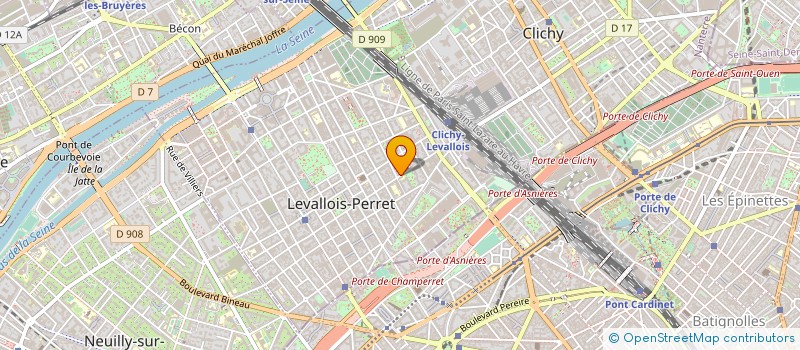 localisation de l'entreprise MONSIEUR CHRISTOPHE QUESNE à LEVALLOIS-PERRET