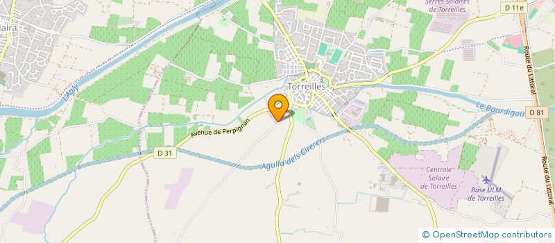 localisation de l'entreprise MONSIEUR CHRISTOPHE QUINTUS  TORREILLES