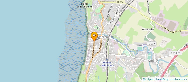 localisation de l'entreprise MONSIEUR CHRISTOPHE QUIQUET  WIMEREUX