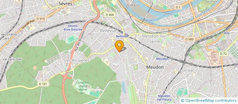 localisation de l'entreprise MONSIEUR CHRISTOPHE QUIRIN à MEUDON