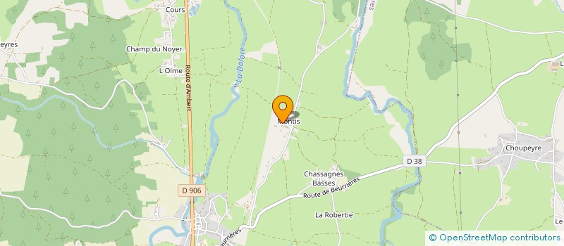 localisation de l'entreprise MONSIEUR CHRISTOPHE QUITTANSON  LA CHAISE-DIEU