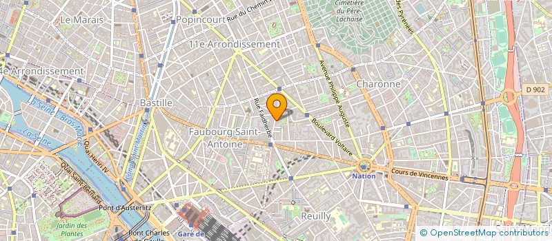 localisation de l'entreprise MONSIEUR CHRISTOPHE RACINE  PARIS