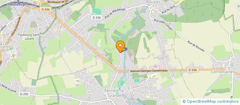 localisation de l'entreprise MONSIEUR CHRISTOPHE RADOUAN  FERRIERE-LA-GRANDE