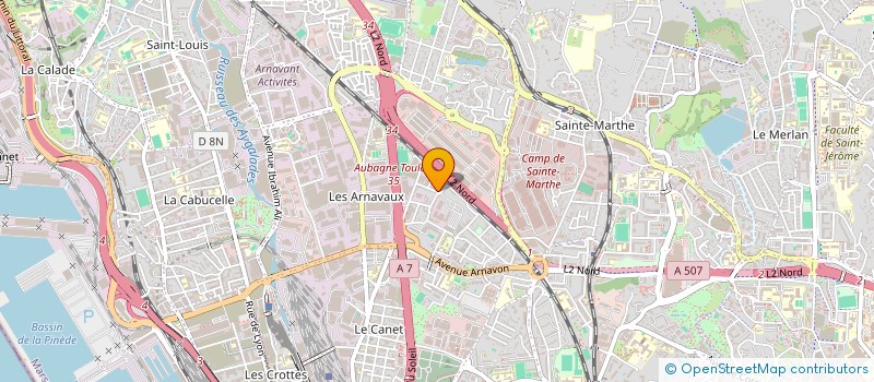 localisation de l'entreprise MONSIEUR CHRISTOPHE RAFFAELLI à MARSEILLE