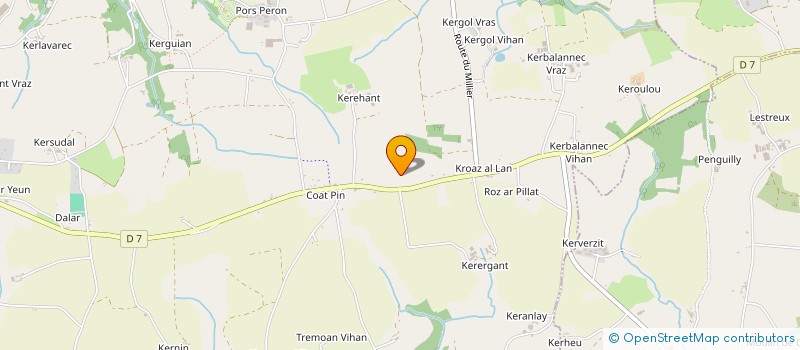 localisation de l'entreprise MONSIEUR CHRISTOPHE RAFFRAY  BEUZEC-CAP-SIZUN