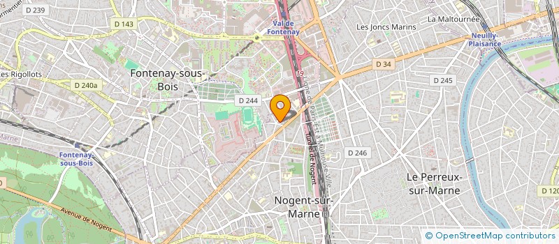 localisation de l'entreprise MONSIEUR CHRISTOPHE RAGOT à NOGENT-SUR-MARNE