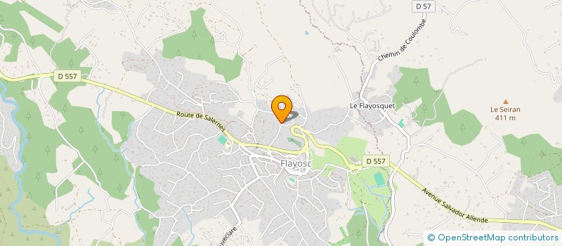 localisation de l'entreprise MONSIEUR CHRISTOPHE RAHAL  FLAYOSC