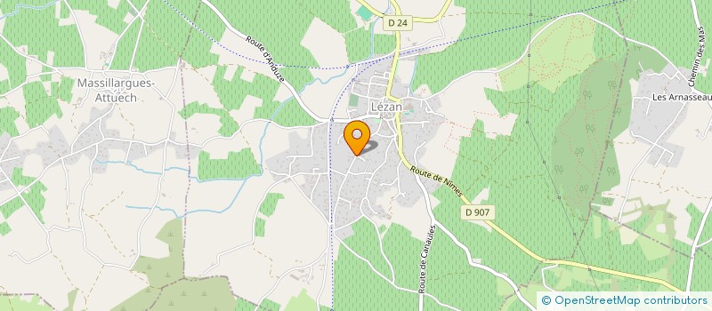 localisation de l'entreprise MONSIEUR CHRISTOPHE RAHMOUNI  LEZAN