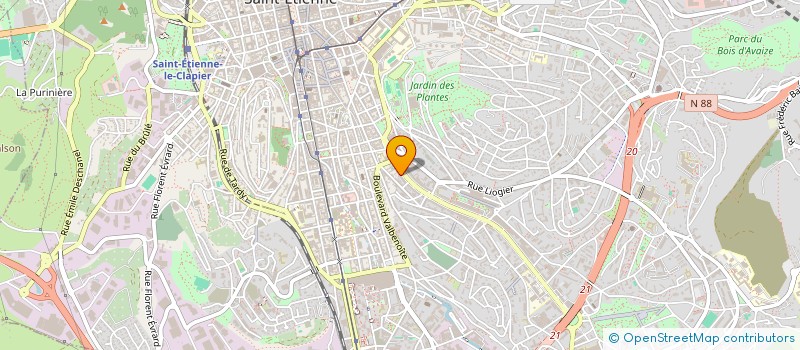 localisation de l'entreprise MONSIEUR CHRISTOPHE RAIA  SAINT-ETIENNE