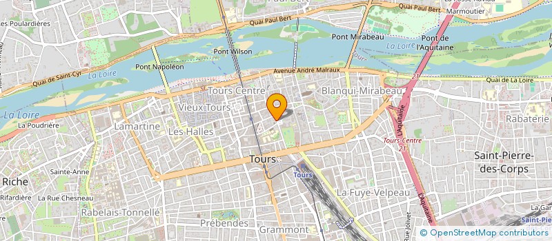 localisation de l'entreprise MONSIEUR CHRISTOPHE RAIMBAULT  TOURS