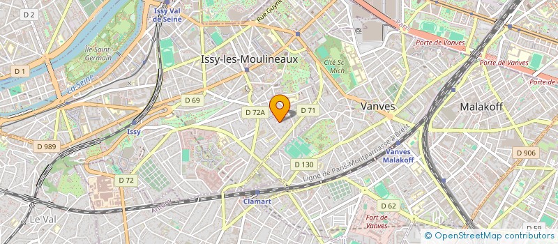 localisation de l'entreprise MONSIEUR CHRISTOPHE RAIMBEAU à ISSY-LES-MOULINEAUX