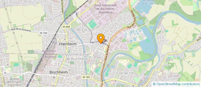 localisation de l'entreprise MONSIEUR CHRISTOPHE RALL  FEGERSHEIM