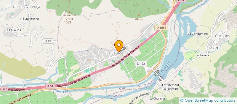 localisation de l'entreprise MONSIEUR CHRISTOPHE RAMAGE  LA SAULCE