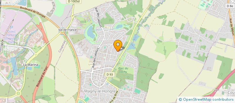 localisation de l'entreprise MONSIEUR CHRISTOPHE RAMARQUES  MAGNY-LE-HONGRE