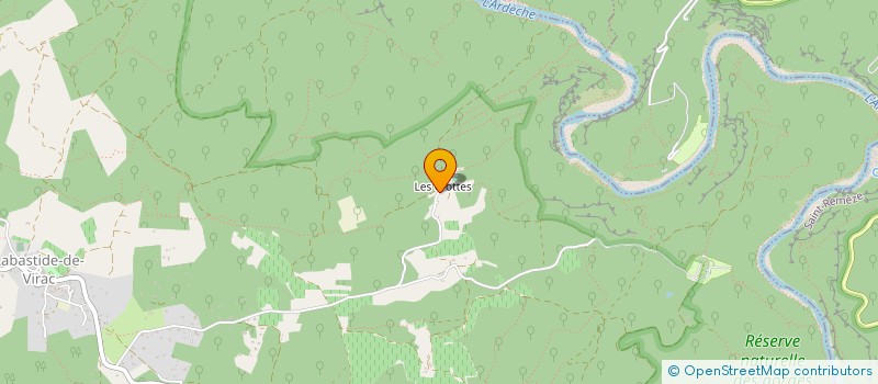 localisation de l'entreprise MONSIEUR CHRISTOPHE RAMBAUD  LABASTIDE-DE-VIRAC