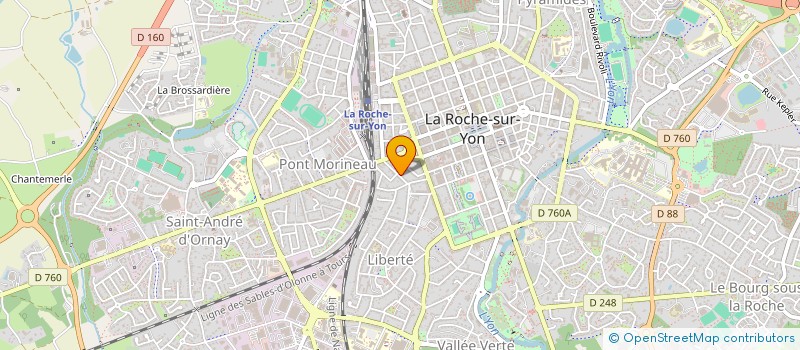 localisation de l'entreprise MONSIEUR CHRISTOPHE RAMBAUD  LA ROCHE-SUR-YON