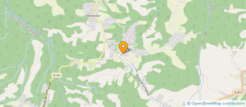 localisation de l'entreprise MONSIEUR CHRISTOPHE RAMBEAU  SAINT-ANDRE-DE-SEIGNANX