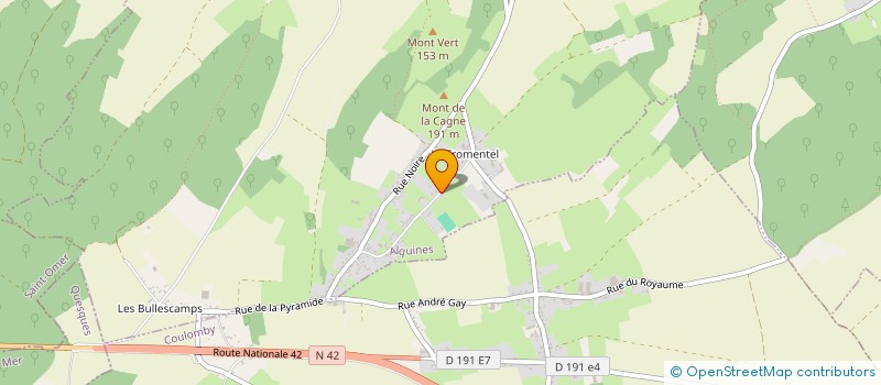 localisation de l'entreprise MONSIEUR CHRISTOPHE RAMBERT  ALQUINES