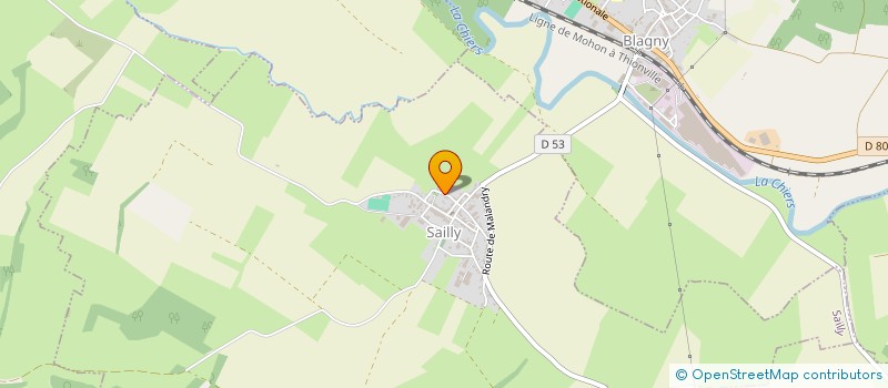 localisation de l'entreprise MONSIEUR CHRISTOPHE RAMBOURG  BLAGNY