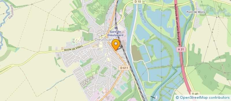 localisation de l'entreprise MONSIEUR CHRISTOPHE RAMELLO  DIEULOUARD