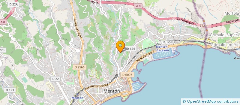 localisation de l'entreprise MONSIEUR CHRISTOPHE RAMIREZ  MENTON