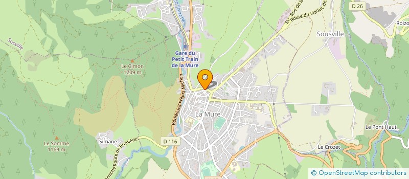 localisation de l'entreprise MONSIEUR CHRISTOPHE RAMUS  LA MURE