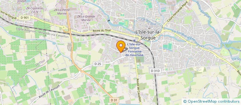localisation de l'entreprise MONSIEUR CHRISTOPHE RANC à L'ISLE-SUR-LA-SORGUE
