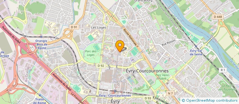localisation de l'entreprise MONSIEUR CHRISTOPHE RANCY à EVRY-COURCOURONNES