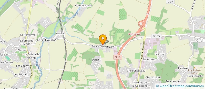 localisation de l'entreprise MONSIEUR CHRISTOPHE RANGER  CHAMPNIERS