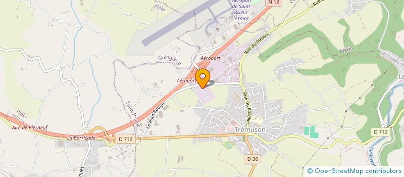 localisation de l'entreprise MONSIEUR CHRISTOPHE RANNOU  TREMUSON