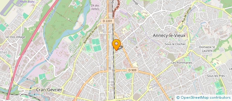 localisation de l'entreprise MONSIEUR CHRISTOPHE RARD à ANNECY