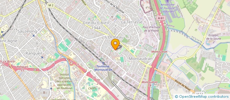 localisation de l'entreprise MONSIEUR CHRISTOPHE RASPAUD à TOULOUSE