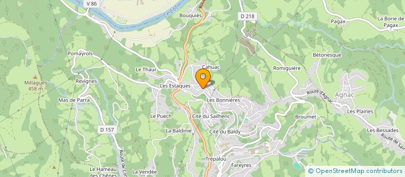 localisation de l'entreprise MONSIEUR CHRISTOPHE RASPILLAIRE  DECAZEVILLE