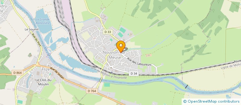 localisation de l'entreprise MONSIEUR CHRISTOPHE RASQUIN  NOUVION-SUR-MEUSE