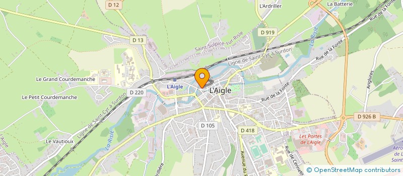 localisation de l'entreprise MONSIEUR CHRISTOPHE RATIER à L'AIGLE