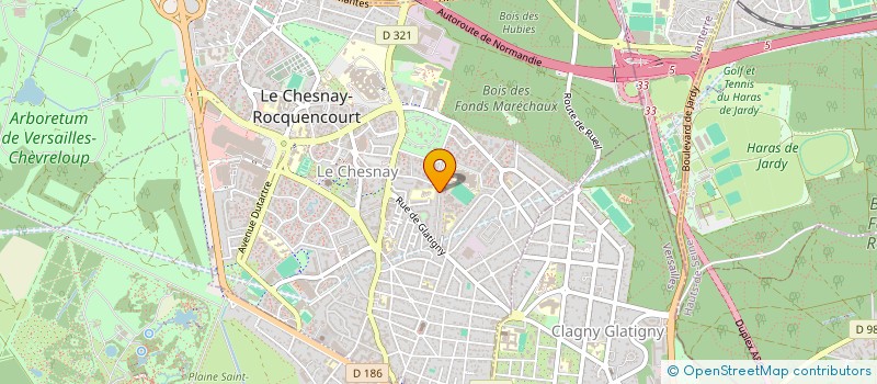 localisation de l'entreprise MONSIEUR CHRISTOPHE RATIVET  LE CHESNAY-ROCQUENCOURT