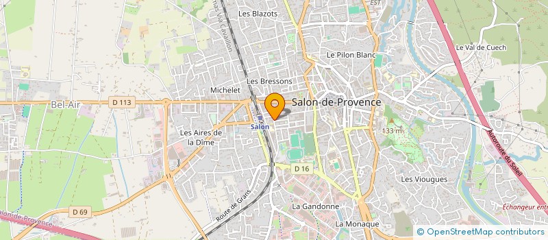 localisation de l'entreprise MONSIEUR CHRISTOPHE RATTIER  SALON-DE-PROVENCE