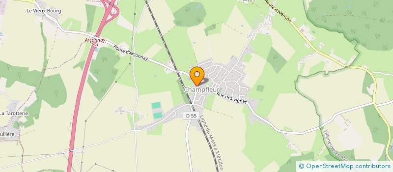 localisation de l'entreprise MONSIEUR CHRISTOPHE RAUBER  CHAMPFLEUR