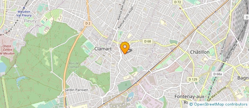 localisation de l'entreprise MONSIEUR CHRISTOPHE RAULT à CLAMART