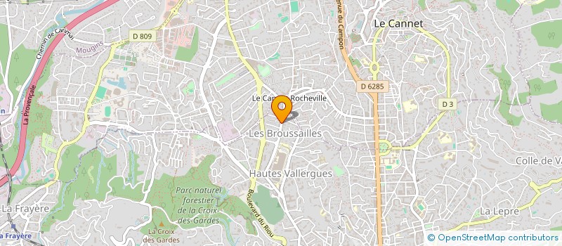 localisation de l'entreprise MONSIEUR CHRISTOPHE RAUX à CANNES