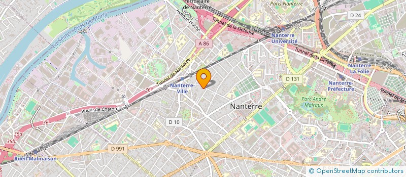 localisation de l'entreprise MONSIEUR CHRISTOPHE RAVETTO  NANTERRE