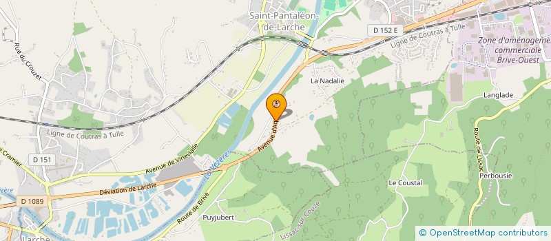 localisation de l'entreprise MONSIEUR CHRISTOPHE RAYER à SAINT-PANTALEON-DE-LARCHE
