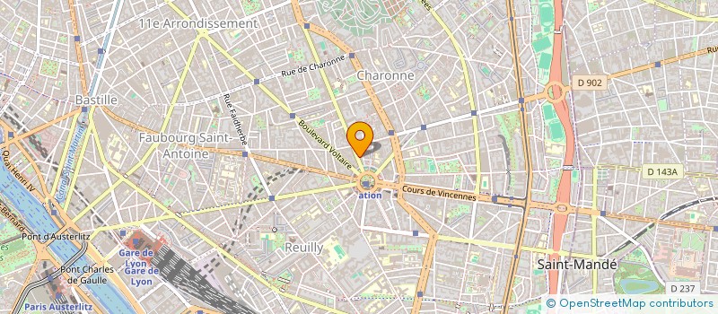 localisation de l'entreprise MONSIEUR CHRISTOPHE RAYMOND  PARIS