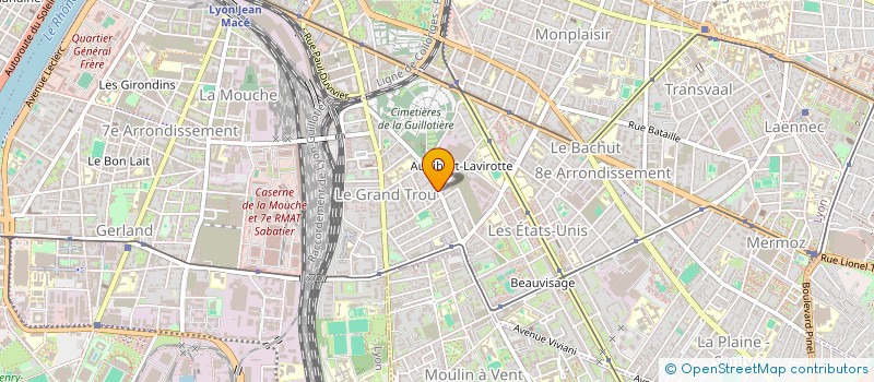 localisation de l'entreprise MONSIEUR CHRISTOPHE RAYMOND  LYON