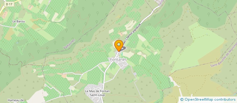 localisation de l'entreprise MONSIEUR CHRISTOPHE RAYNAUD  FONTANES