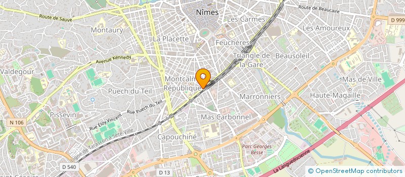 localisation de l'entreprise MONSIEUR CHRISTOPHE RAYSSEGUIER  NIMES