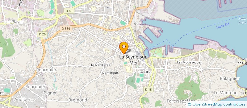 localisation de l'entreprise MONSIEUR CHRISTOPHE RAZAFIMAHEFA à LA SEYNE-SUR-MER